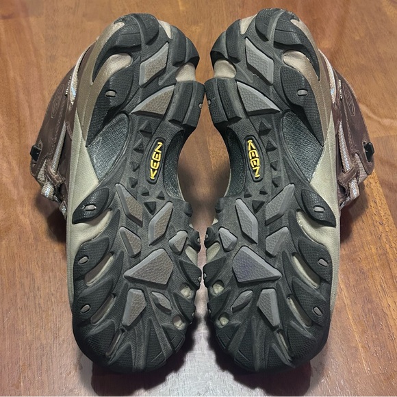 KEEN TARGHEE II Women’s Sz 9 shoes brown leather waterproof hiking boots 1004114 - Picture 9 of 16